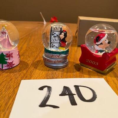 Mini Disney Snow Globes