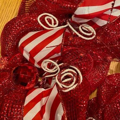 Red Christmas Wreath