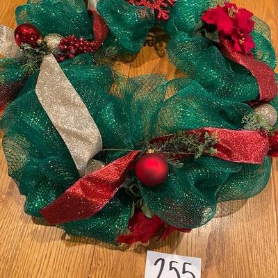Gold and Red wreath