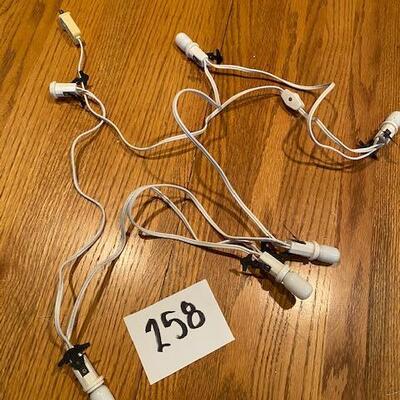 String of lights for village sets