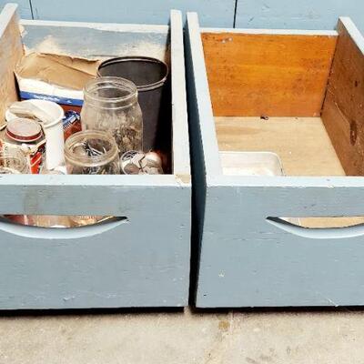 AMAZING WOODEN DRAWERS W/ EXTRAS 