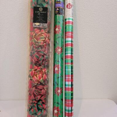 Lot 8: Assorted NEW Christmas Wrapping Paper