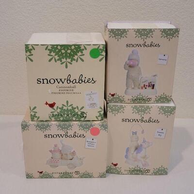 Lot 27: Assorted Dept. 56 Snowbabies Christmas Figures 