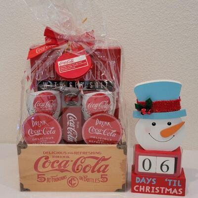 Lot 29: Snowman Christmas Countdown + COCA COLA Gift Pack