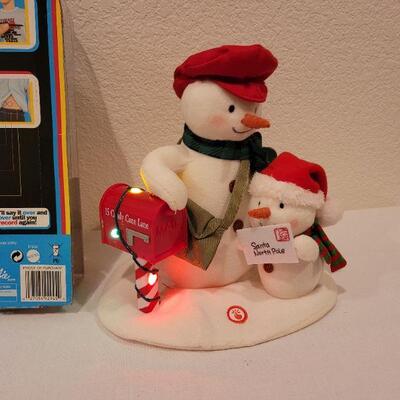 Lot 44: Sweet Talkin' KEN Doll + Hallmark SPECIAL DELIVERY Motion + Singing Snowman Deco TESTED A+