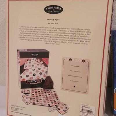 Lot 50: New MEMORY Game + WORDSPOT 