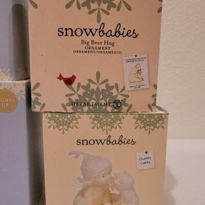 Lot 53: Assorted Dept. 56 Snowbabies Christmas Figures 