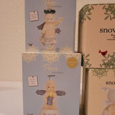 Lot 53: Assorted Dept. 56 Snowbabies Christmas Figures 