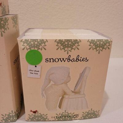 Lot 58: Assorted Dept. 56 Snowbabies Christmas Figures 