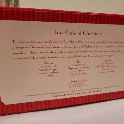 Lot 57: (2) New LED Candles and Hallmark Ornaments
