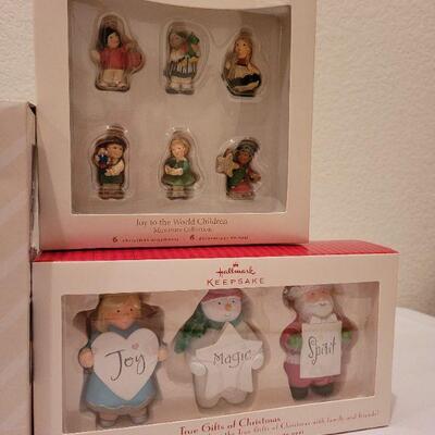 Lot 57: (2) New LED Candles and Hallmark Ornaments