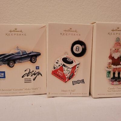 Lot 63: Assorted HALLMARK Christmas Ornaments 