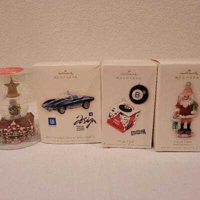 Lot 63: Assorted HALLMARK Christmas Ornaments 