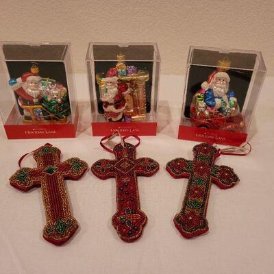 Lot 64: Assorted MACY'S New Christmas Ornaments 