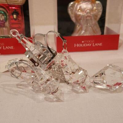 Lot 67: Assorted MACY'S NEW Christmas Ornaments 