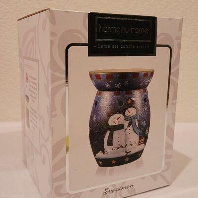 Lot 68: LED New Holiday Friends Fountain + New Flameless Candle
