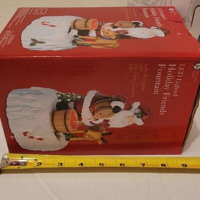 Lot 68: LED New Holiday Friends Fountain + New Flameless Candle