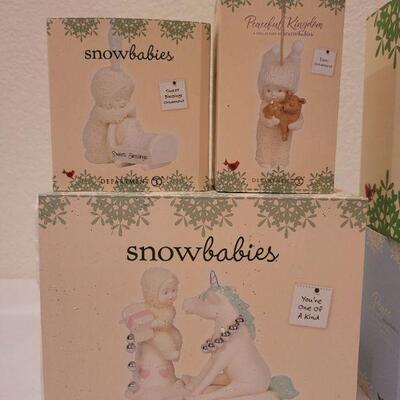 Lot 72: Assorted Dept. 56 Snowbabies Christmas Figures 