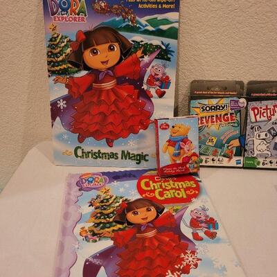 Lot 75: NEW Card Games Bundle (5) + New (2) DORA Activity Books