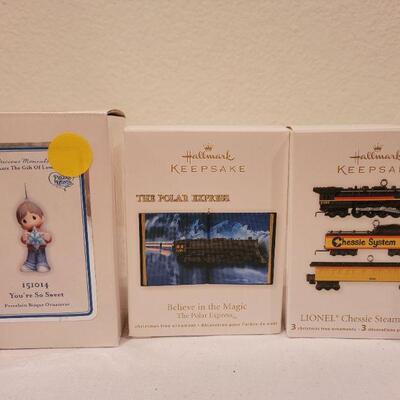 Lot 79: Assorted Hallmark and More Christmas Ornaments 