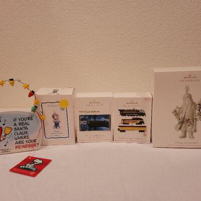 Lot 79: Assorted Hallmark and More Christmas Ornaments 