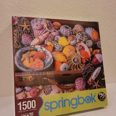 Lot 85: NEW Springbok 1500 pc. SEASHELL LIFE Puzzle