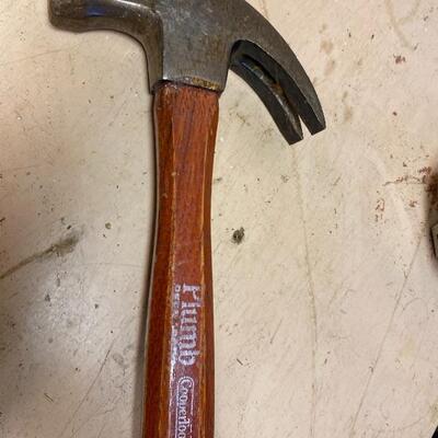 Vintage Plumb Claw Hammers 13 , 16 oz Auger Hand DrillLot 001