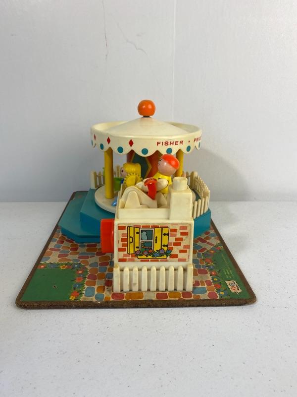 Vintage Fisher Price Musical Merry Go Round 1964 Works