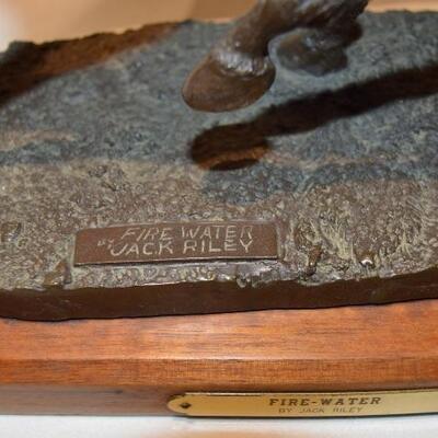 Fire Water Original Bronze by Jack Rider
