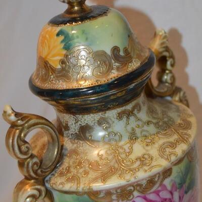 Fabulous Vintage Colorful Urn