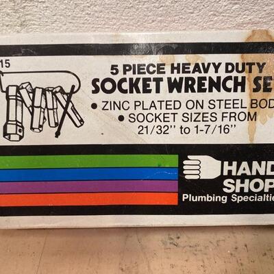 Wrench Set Lots Power Wrench Handi Shop Ratchet Box End