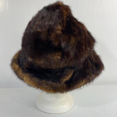 Vintage Mink Chapeau by Leddy New York Fur Hat