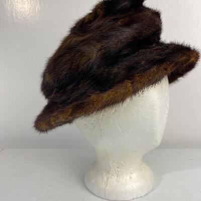 Vintage Mink Chapeau by Leddy New York Fur Hat