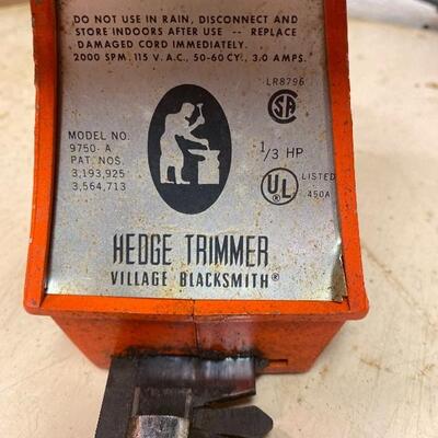 Working TORO Blower Blacksmith Hedge Trimmer