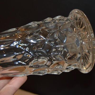 Fostoria American Clear Swung Porch Vase