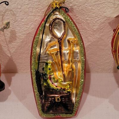 Lot 133: New Glass Ornaments  