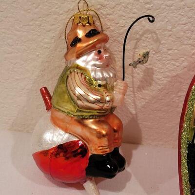 Lot 133: New Glass Ornaments  