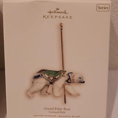 Lot 141: NEW Hallmark Carousel  Ornaments series