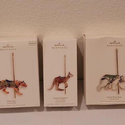 Lot 141: NEW Hallmark Carousel  Ornaments series