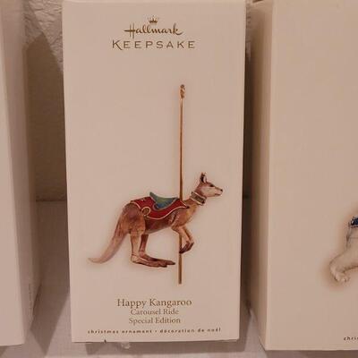 Lot 153: New Hallmark Carousel Ornaments 