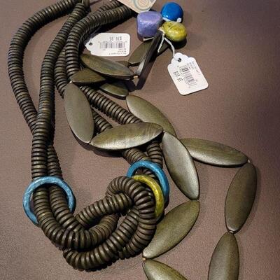 Lot 168: (2) Hallmark GO GREEN Necklaces 