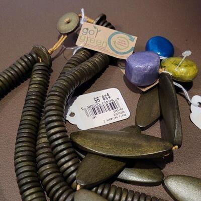 Lot 168: (2) Hallmark GO GREEN Necklaces 