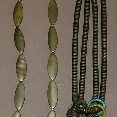 Lot 168: (2) Hallmark GO GREEN Necklaces 