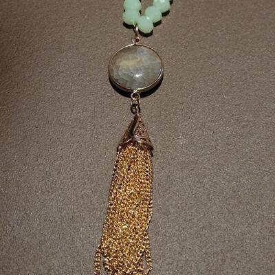 Lot 169: New Collar Beaded Necklaces & Long Tassel Pendant Beaded Necklace 