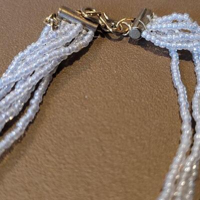 Lot 169: New Collar Beaded Necklaces & Long Tassel Pendant Beaded Necklace 