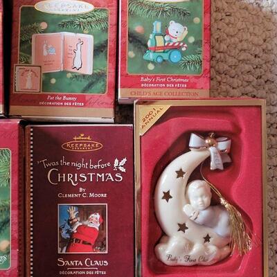 Lot 171: Assorted HALLMARK & LENOX Christmas Ornaments