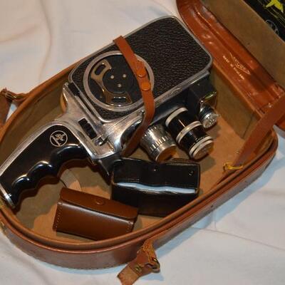 Vintage Bolex Paillard B-8SL 8mm Camera with Berthiot Lens