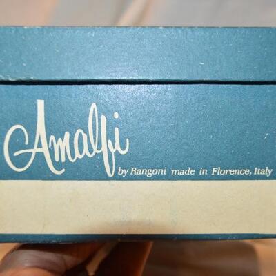 Mid Century Amalfi Italian Women's 8.5 AAA leather heels