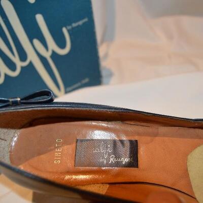 Mid Century Amalfi Italian Women's 8.5 AAA leather heels