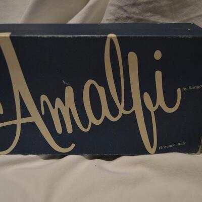 Mid Century Amalfi Italian Women's 8.5 AAA leather heels